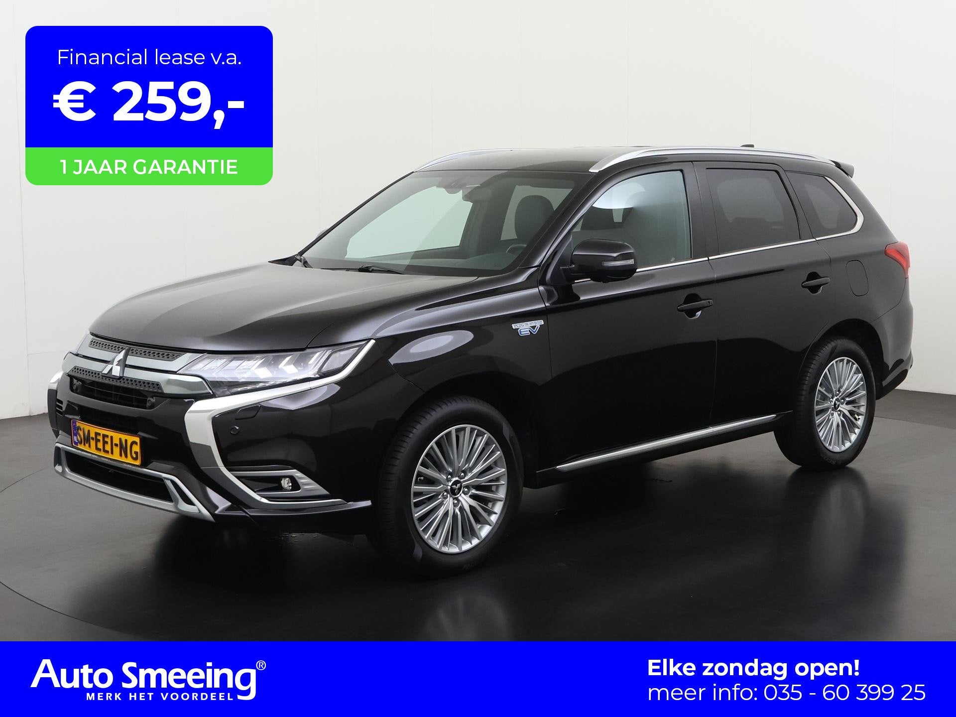 Mitsubishi Outlander 2.4 PHEV Instyle | Trekhaak | Leder | E, Auto's, Automaat, 14 kWh, Euro 6, 4 cilinders