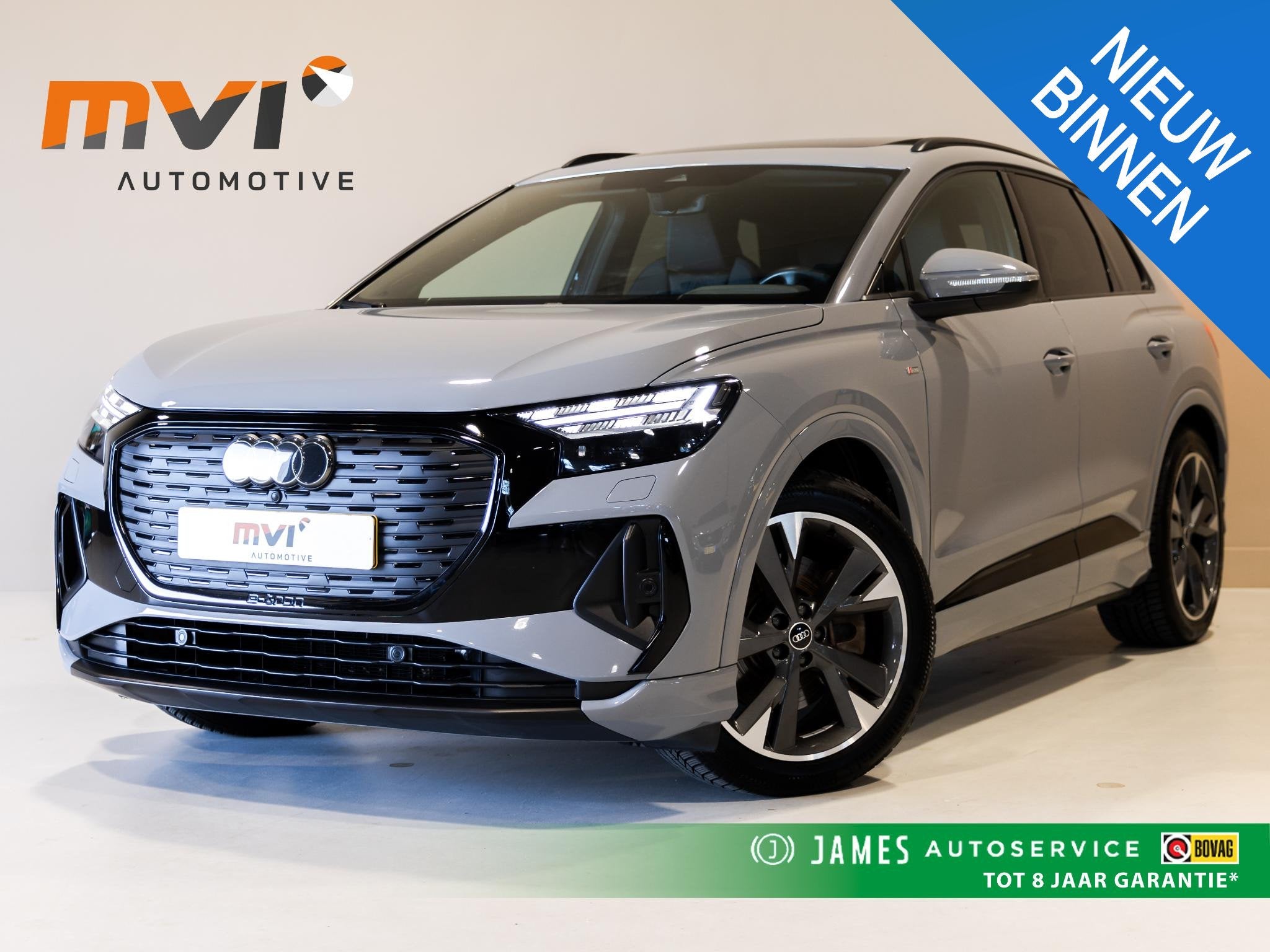 Audi Q4 e-tron 40 Launch edition S Competition 77 kWh SOH 94, Auto's, Automaat, Dealer onderhouden, Achterwielaandrijving, Gebruikt