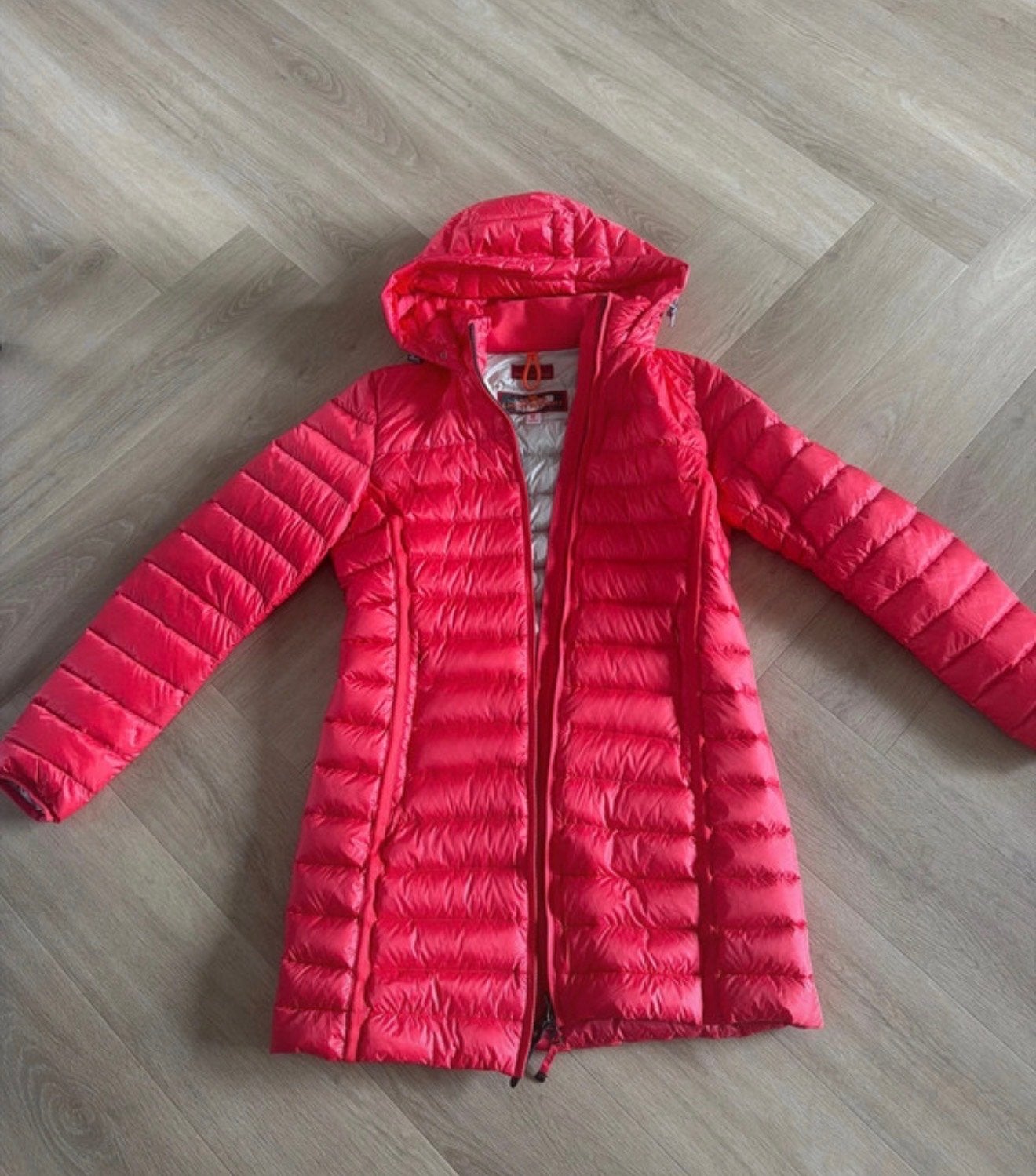 Parajumpers Lightweight Jas - Maat M - Koraalrood, Ophalen of Verzenden, Zo goed als nieuw, Maat 38/40 (M), Rood
