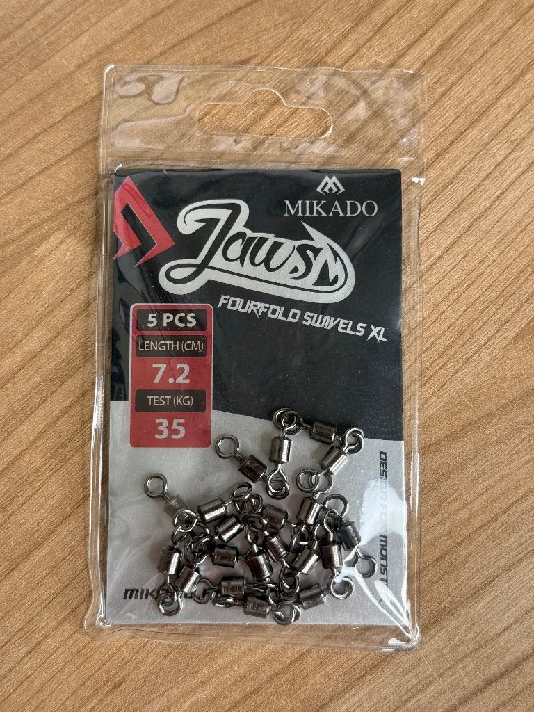 Mikado Jaws Fourfold Swivels XL – 5 stuks, Overige typen, Nieuw, Ophalen of Verzenden, E