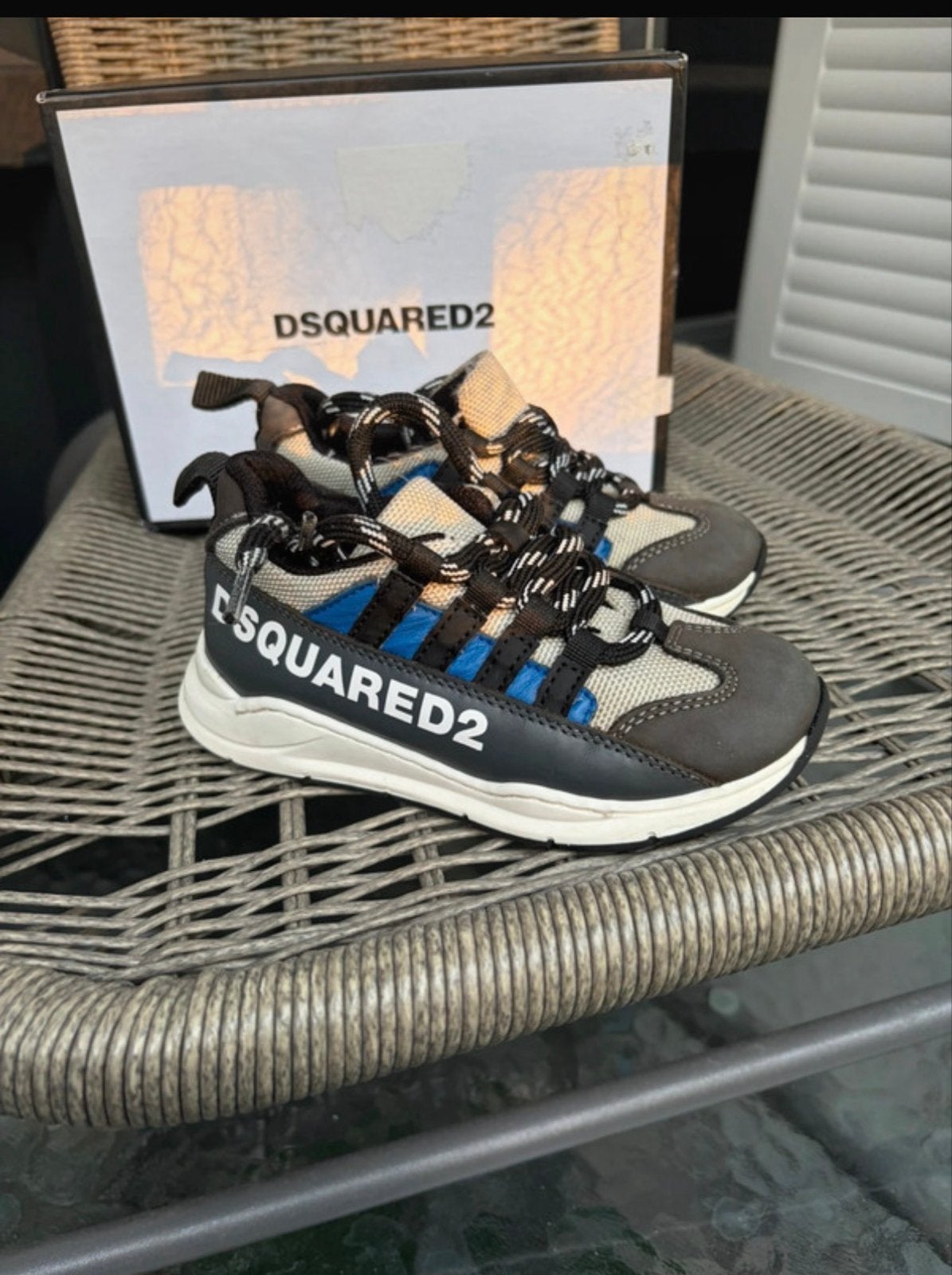 Dsquared2 kinderschoenen maat 24 met originele doos, Kinderen en Baby's, Gebruikt, Jongen of Meisje, Schoenen, Ophalen of Verzenden