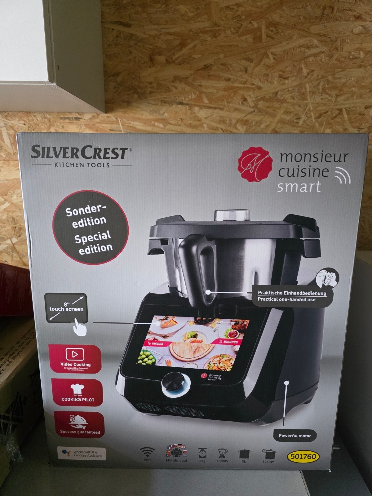 Monsieur Cuisine Smart Zwart - Nieuw in gesealde verpakking, Witgoed en Apparatuur, Keukenmixers, 4 liter of meer, Ophalen, Nieuw