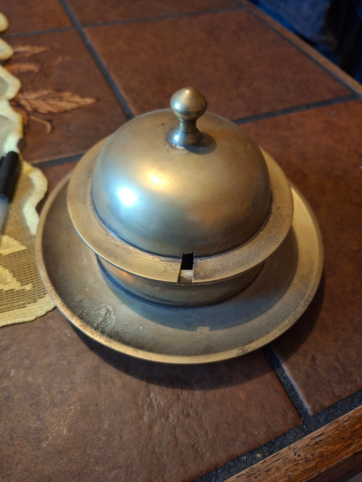 Vintage Tureen India  Brass Copper Butter Dish, Ophalen of Verzenden