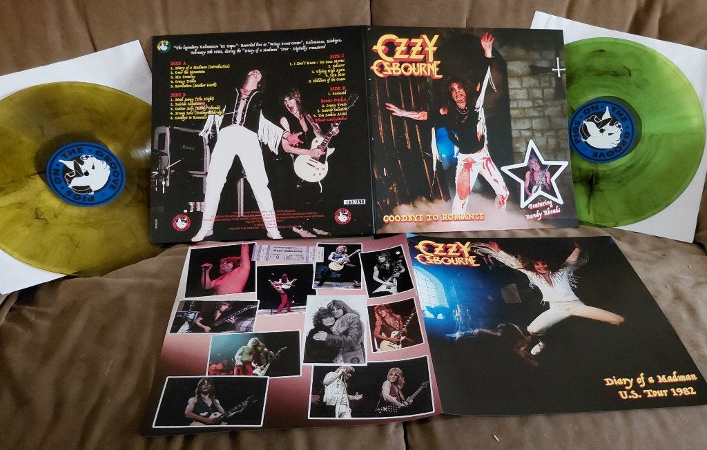 Ozzy Osbourne live 1982 numbered 2lp Black Sabbath Metallica, LP, Heavy metal, Speciale editie, Verzenden