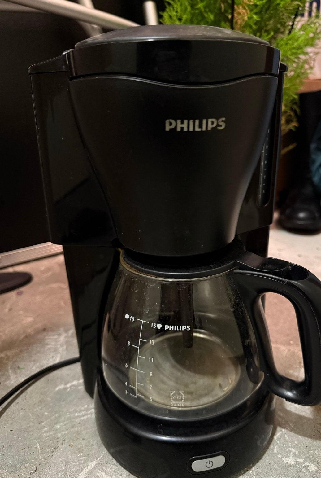 Philips Koffiezetapparaat - Gebruikt maar functioneel, Gebruikt, 10 kopjes of meer, Koffiemachine, Gemalen koffie
