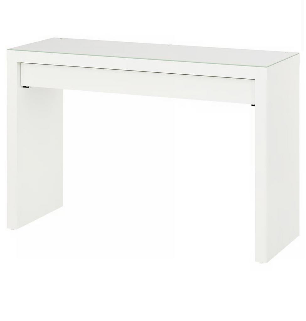 IKEA MALM toilettafel / kaptafel – NU WEG, Huis en Inrichting, Tafels | Kaptafels, Ophalen, Gebruikt, 50 tot 100 cm, Minder dan 100 cm
