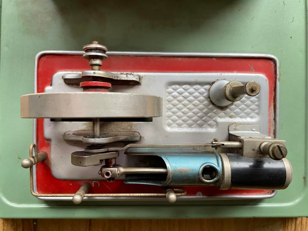 Antieke speelgoed stoommachine - Vintage model, Antiek en Kunst, Antiek | Speelgoed, Ophalen of Verzenden