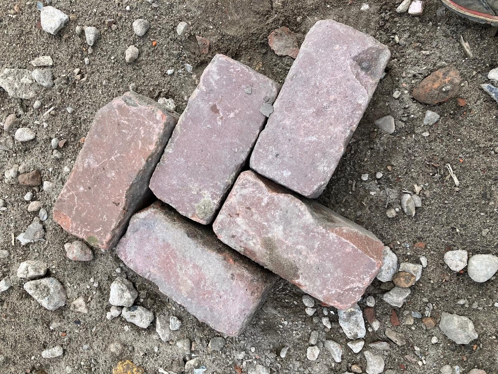 ✅️♻️OUDE HARDGEBAKKEN KEIFORMATEN.  TIENDUIMERS, Tuin en Terras, Ophalen of Verzenden, Keramiek, Klinkers