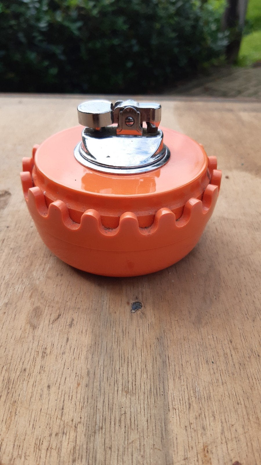 Vintage Tafelaansteker jaren 60/70 Space Age/ Mid Century, Verzamelen, Ophalen of Verzenden, Gebruikt, Asbak