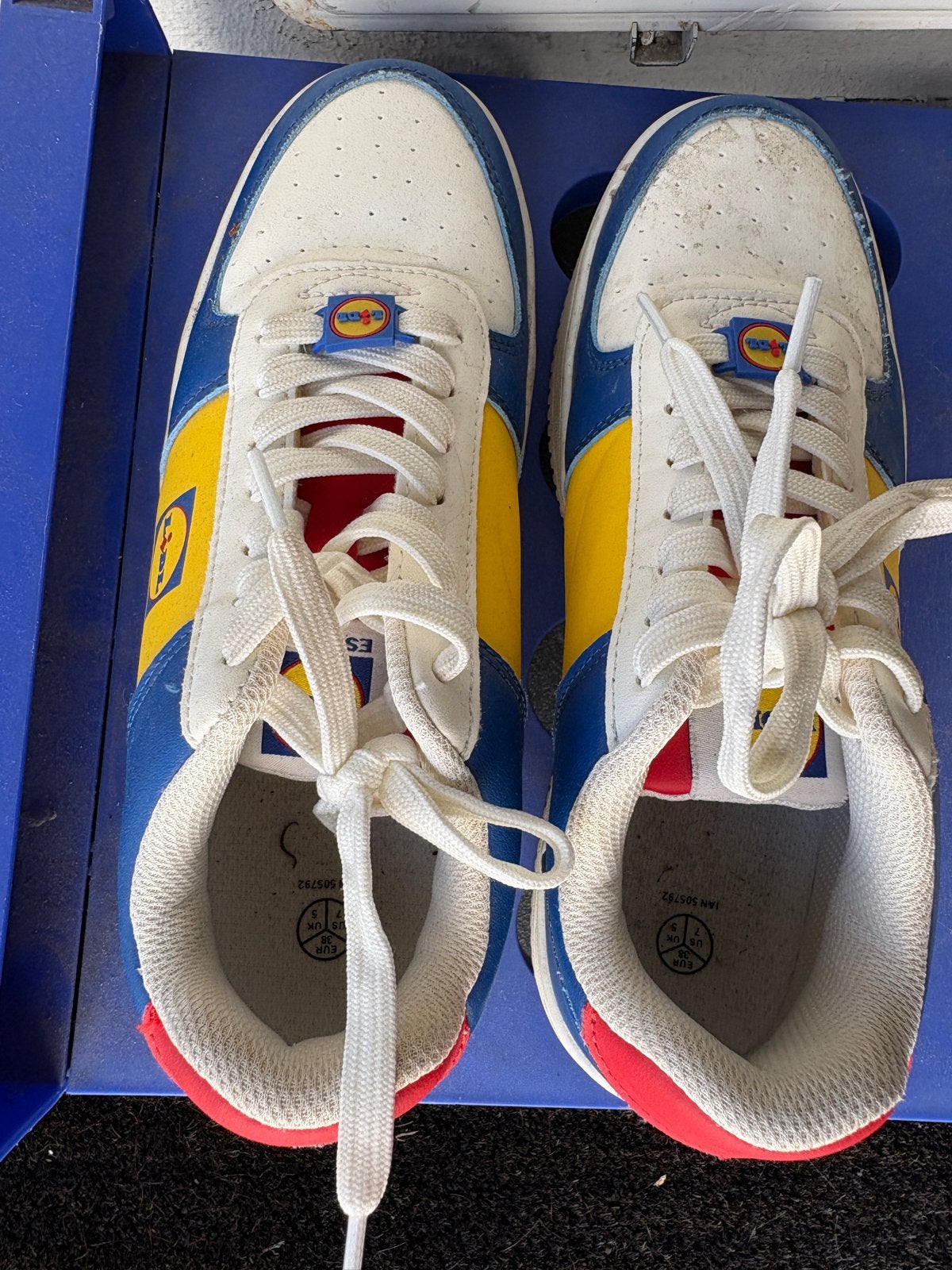 Lidl Sneakers - Maat 38 - Zo goed als nieuw, Kleding | Dames, Blauw, Ophalen of Verzenden, Sneakers of Gympen, Zo goed als nieuw