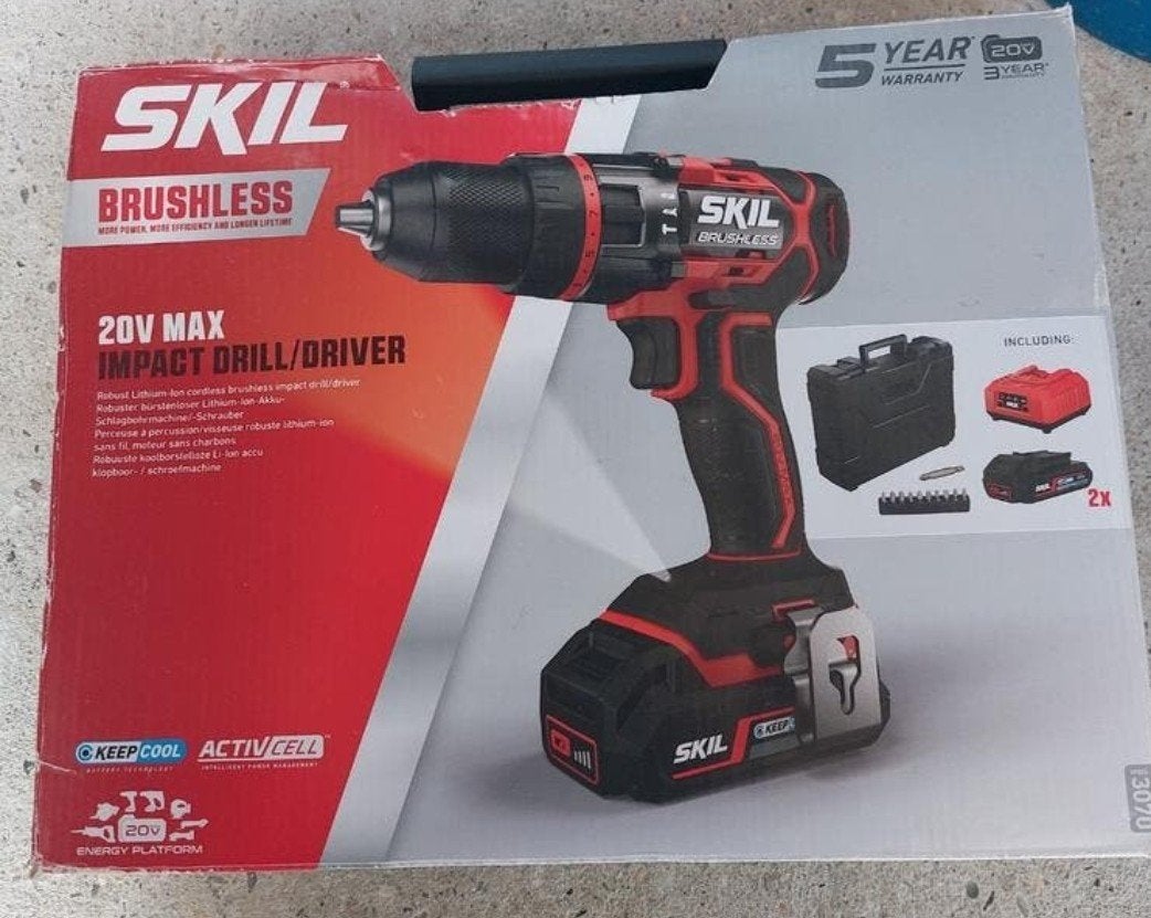 SKIL Brushless 20V Max Impact Boor-/Schroefmachine, Ophalen, 600 watt of meer, Nieuw, Boor- en Schroefmachine