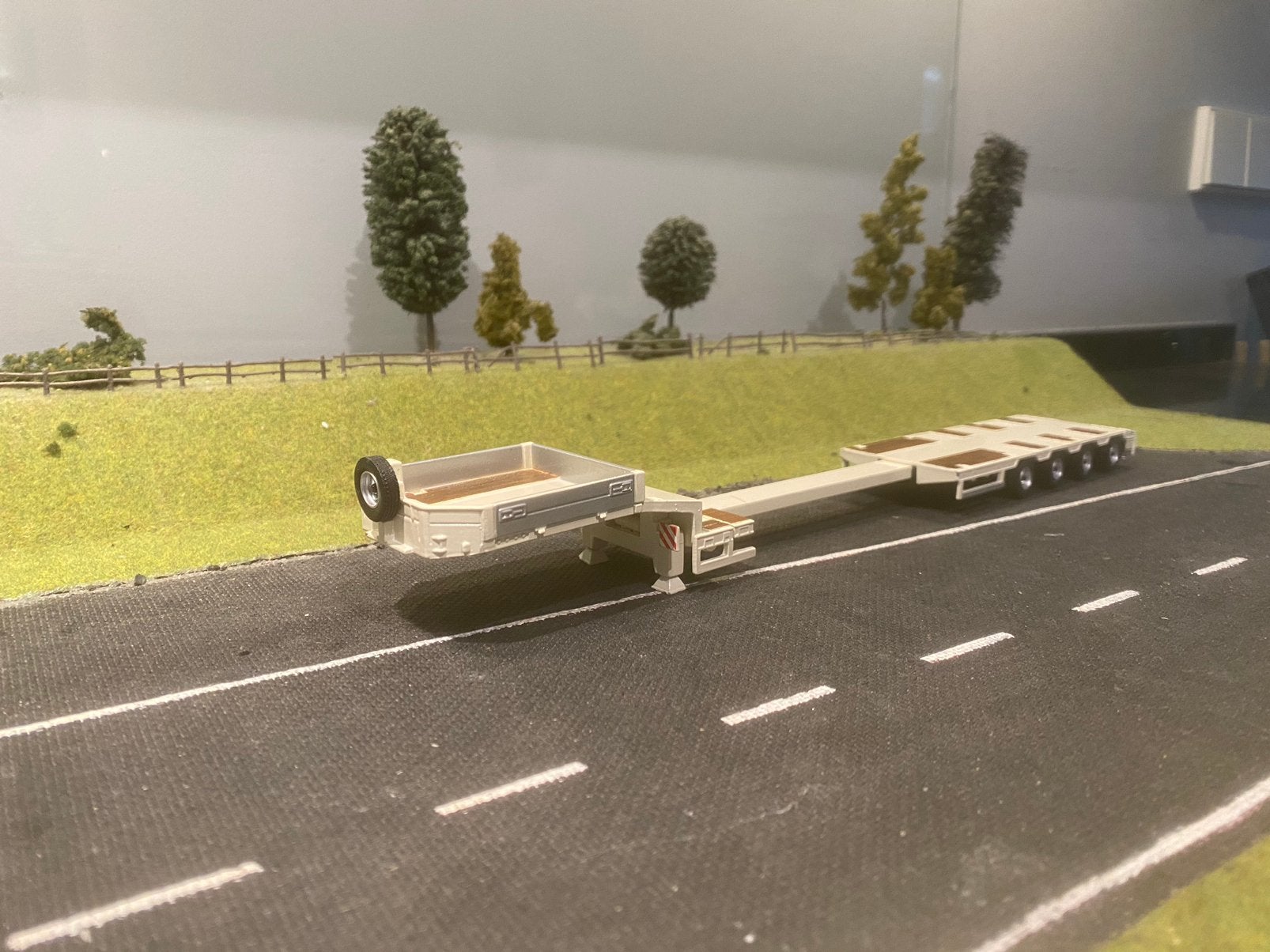 Uitschuifbare dieplader van Tekno, Ophalen of Verzenden, Zo goed als nieuw, Bus of Vrachtwagen, Tekno