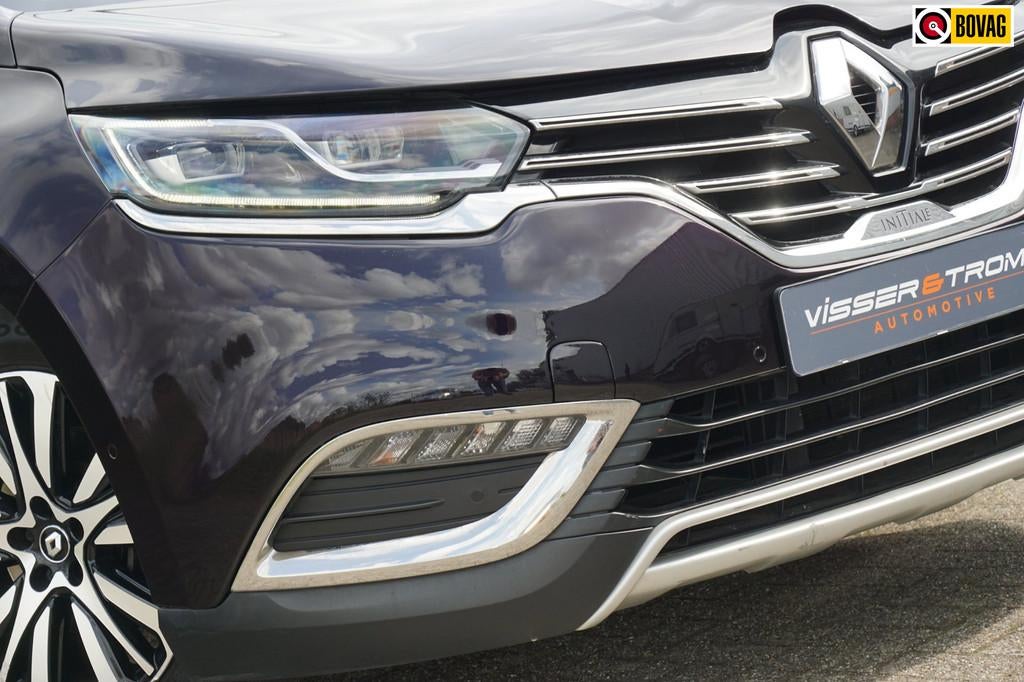 Renault Espace 1.6 TCe Initiale Paris 7p AUT | Noir Améthys, Auto's, Gebruikt, 7 stoelen, Leder, 1621 kg