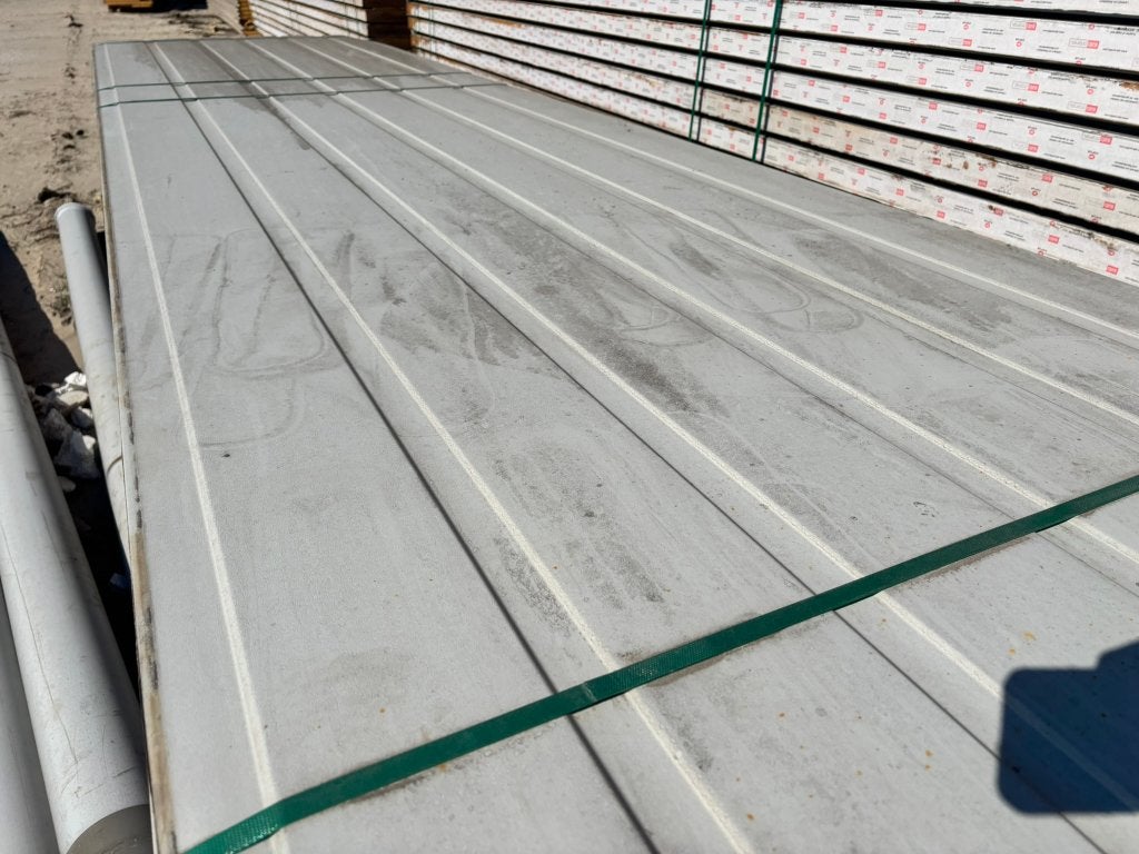 SAB-profiel sandwich wandpaneel 80mm – lengtes tot 975 cm, Ophalen, 4 tot 8 cm, Gebruikt, Dakisolatie
