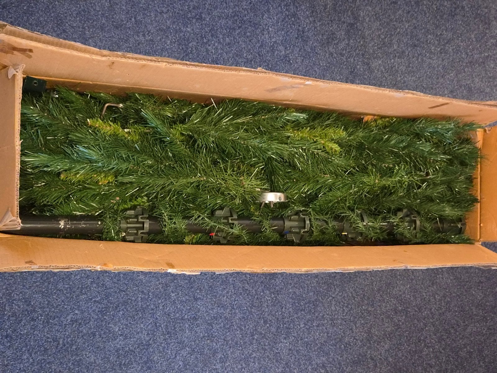 kunst kerstboom incl. piek en voet, opvouwbaar, Diversen, Ophalen