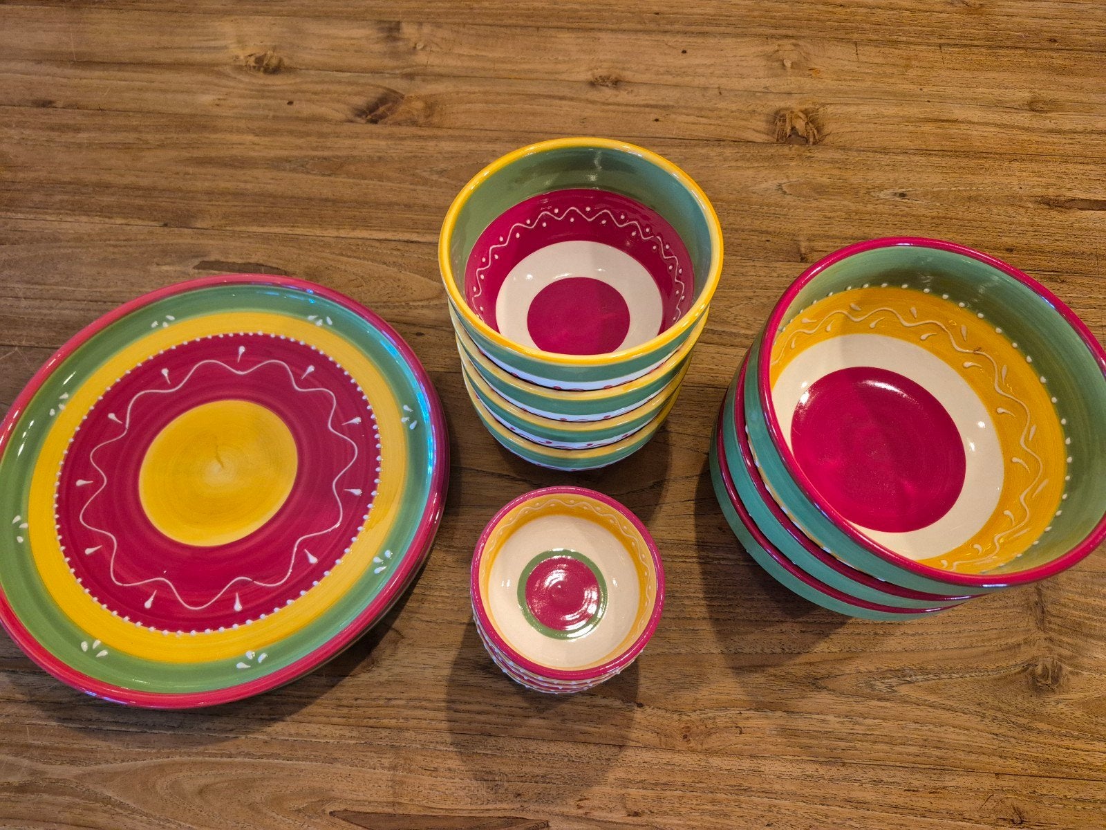 Intermezzo Spaans servies - borrelschalen en kommen set, Ophalen