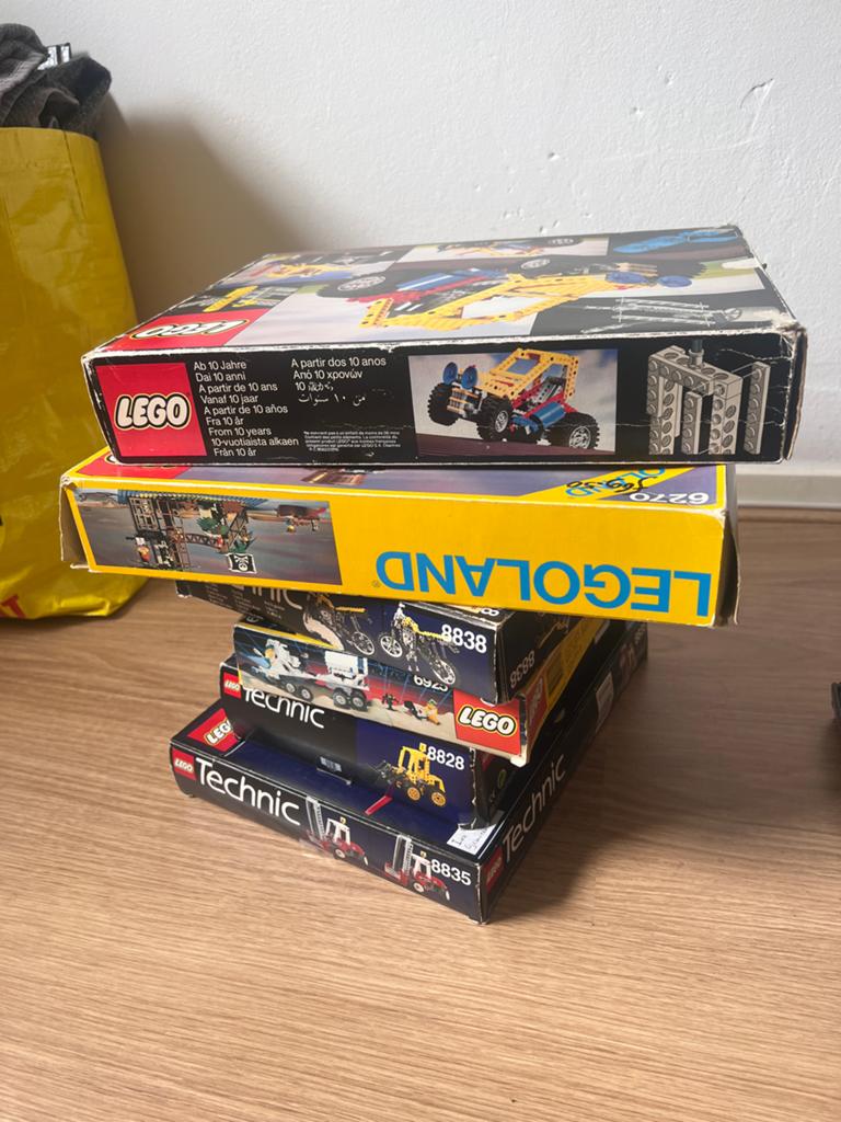Vintage LEGO (technic / technisch) - diverse sets, Kinderen en Baby's, Gebruikt, Lego, Ophalen of Verzenden, Technic