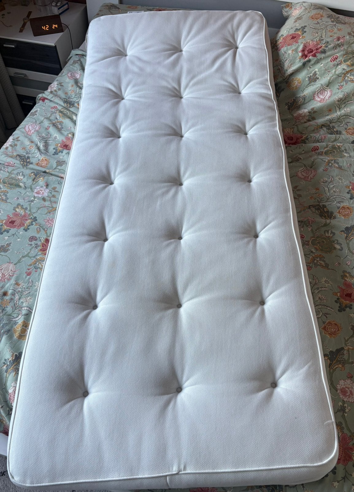 Topper 80 x 200 cm, Caravans en Kamperen, Ophalen, Gebruikt, 1-persoons