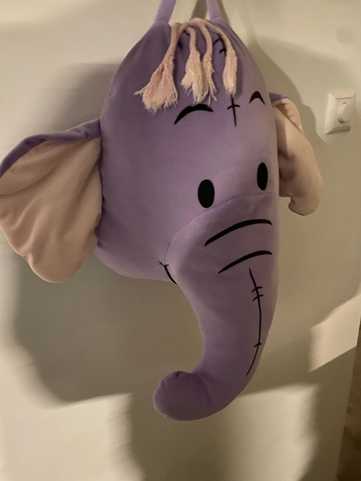 Disney Lollifant (Lumpy) Muurhanger - Pooh's Heffalump Movie, Paars, Disney, Ophalen of Verzenden, Zo goed als nieuw