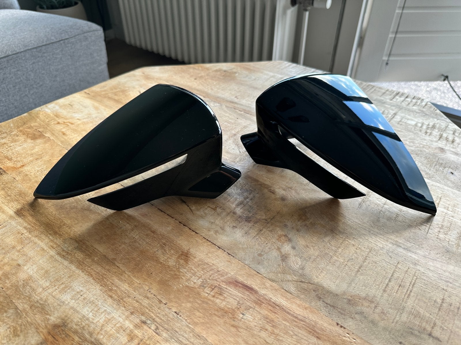Spiegelkappen origineel Seat Leon 5F 2012-2020 gloss black, Ophalen of Verzenden, Gebruikt, Seat