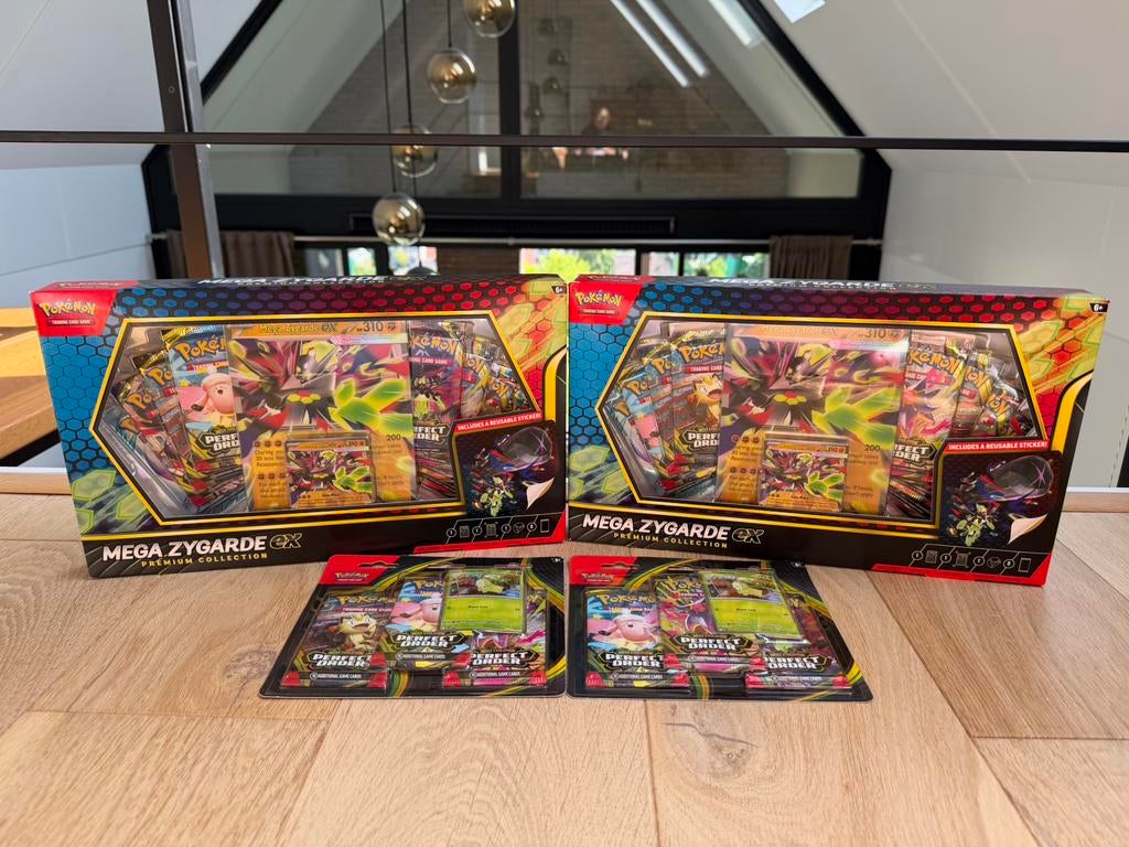 Pokémon Perfect Order Mega Zygarde EX Premium Collection, Ophalen of Verzenden, Zo goed als nieuw, Overige typen