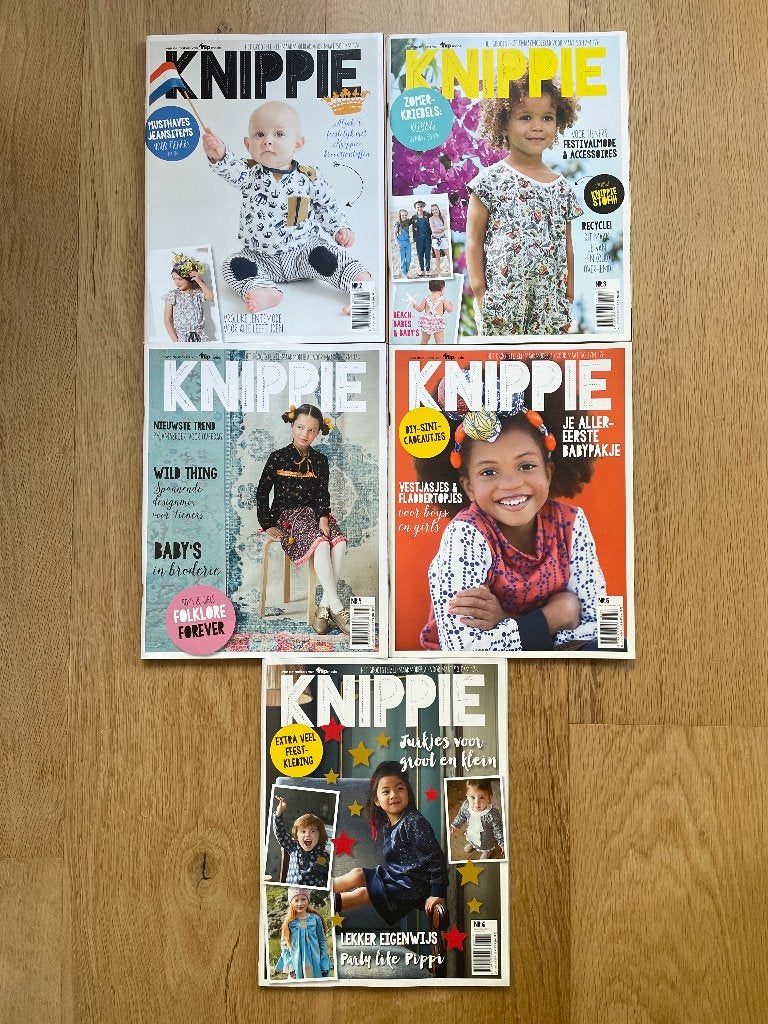 5x Knippie 2017 (2018) | mode naaien naaipatronen, Ophalen of Verzenden, Kind, Overige merken