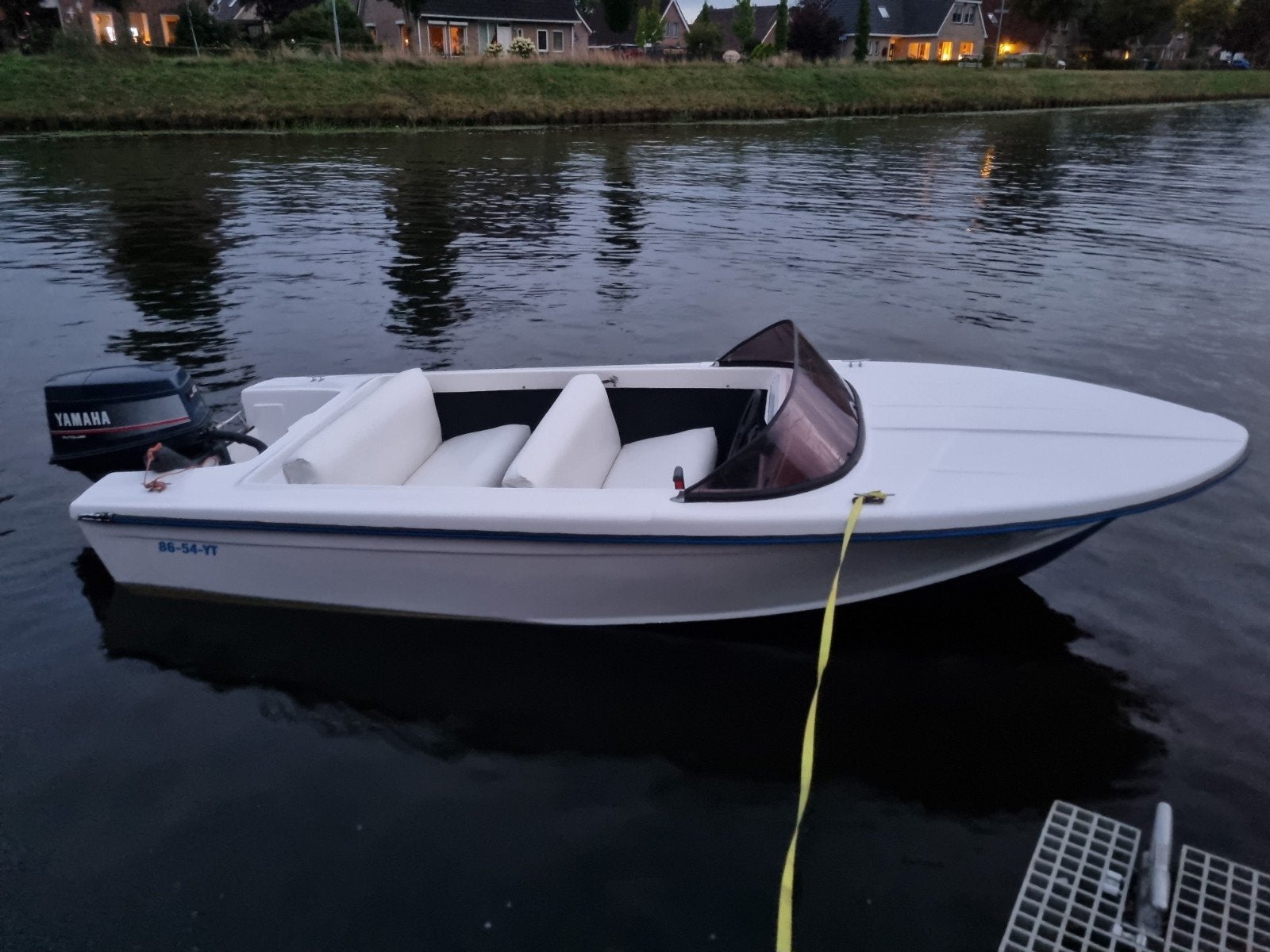 Boot speedboot consoleboot 40 pk yamaha en trailer, Watersport en Boten, Ophalen, Overige merken, Gebruikt, 4 m