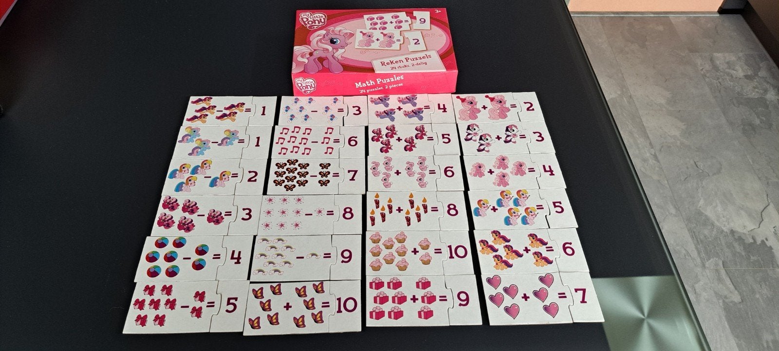 My little pony. Rekenen met puzzels.
Spelenderwijs leren rek, Ophalen of Verzenden, 10 tot 50 stukjes