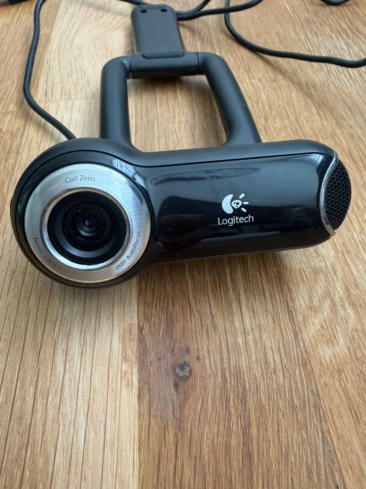 Logitech QuickCam Pro 9000 – HD webcam – 2 MP, Computers en Software, Ophalen, Zo goed als nieuw, Bedraad, Monitorclip
