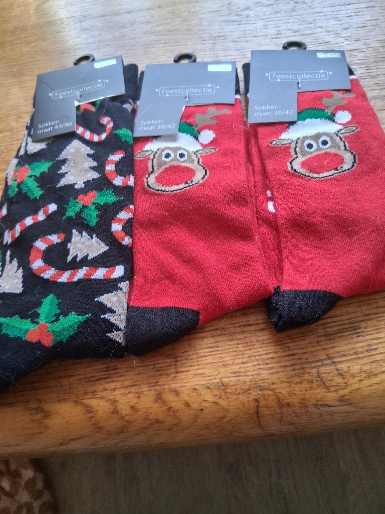 kerstsokken, Ophalen