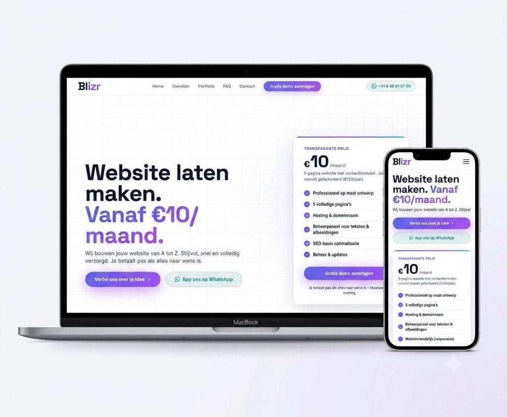 Website ZZP & MKB | Domeinnaam, Hosting & SEO, Diensten en Vakmensen, Webdesigners en Hosting, Webdesign
