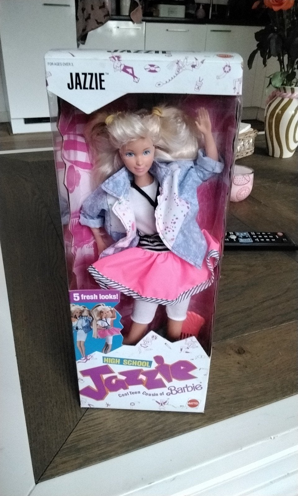 Vintage High School Jazzie Barbie pop - Nieuw in doos 1988, Ophalen of Verzenden, Nieuw, Barbie