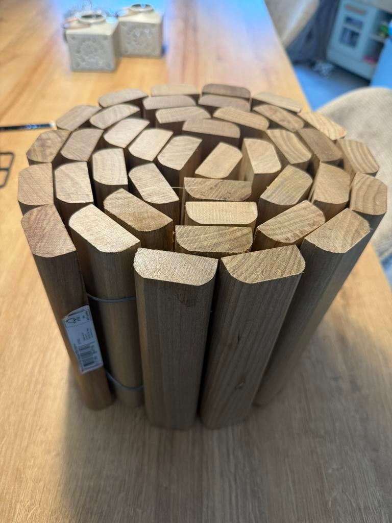 Rolborder hard hout, Ophalen, Zo goed als nieuw, Hout, Biels