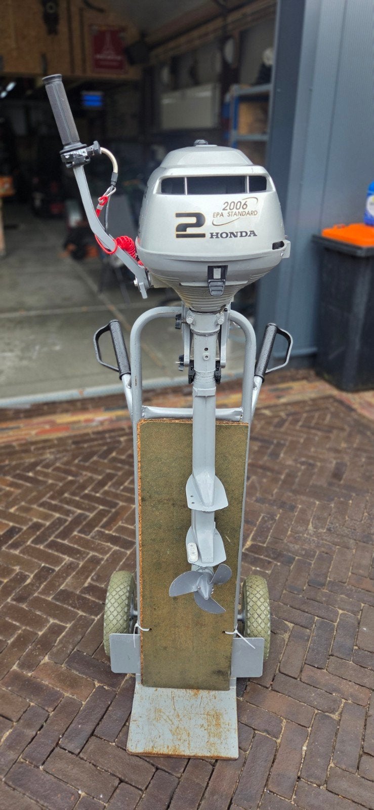 Honda 2 PK Langstaart 4 Takt Buitenboordmotor, Ophalen, Minder dan 5 pk, Viertaktmotor, Zo goed als nieuw