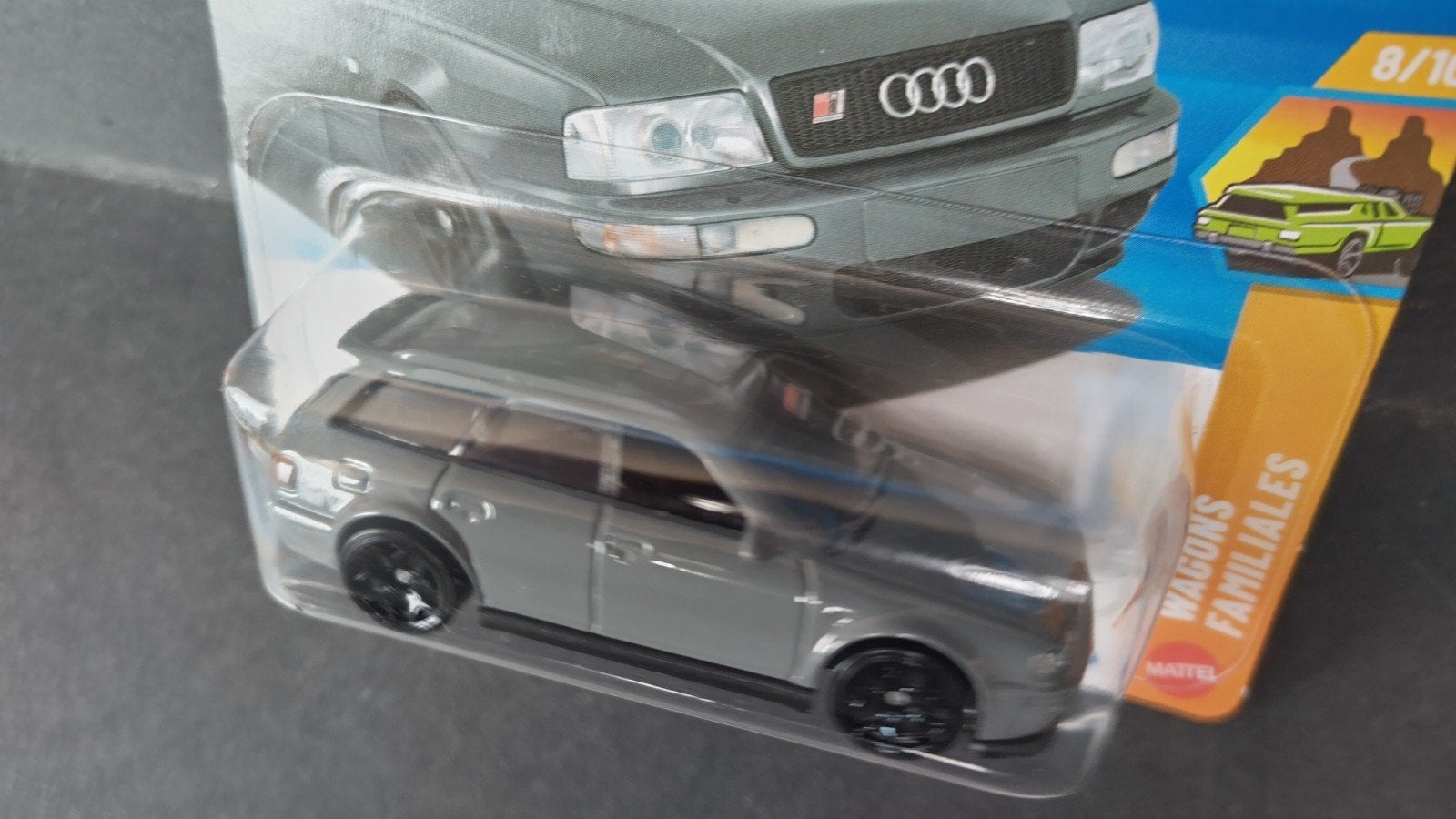 Audi RS2 Avant Grijs 1:64 3inch Hotwheels Pol, Auto, Verzenden, ., Nieuw