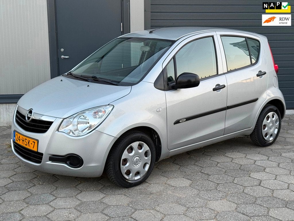 Opel Agila 1.0 Essentia 2009 NL-Auto, Auto's, Airbags, Gebruikt, 31 €/maand, 996 cc