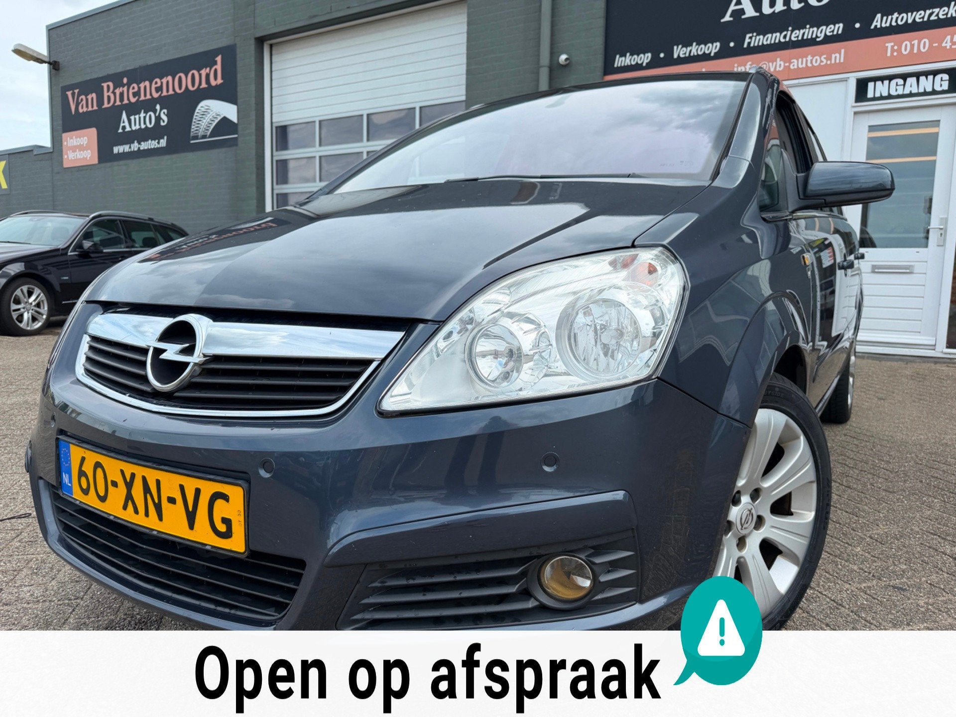 Opel Zafira 2.2 Executive 7 pers. MOTORSTORING ! met trekhaa, Auto's, Voorwielaandrijving, Gebruikt, Zwart, 4 cilinders