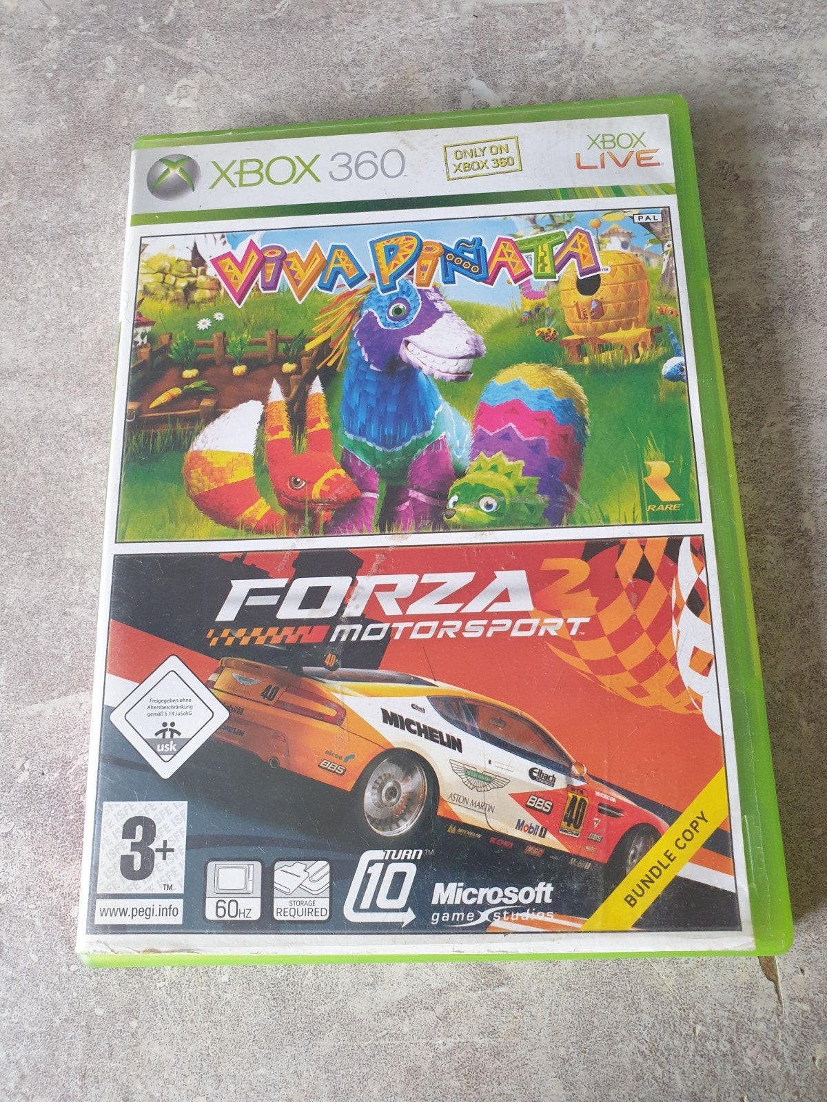 Xbox 360: Viva Piñata & Forza Motorsport 2 (Bundle), Spelcomputers en Games, Gebruikt, 1 speler, Ophalen of Verzenden, Vanaf 3 jaar