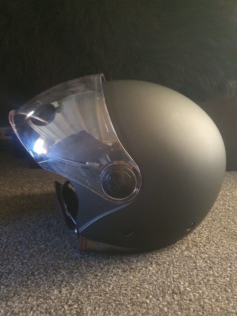 Scooterhelm, Fietsen en Brommers, Brommerhelmen, Ophalen, Zo goed als nieuw, Medium, MT-Helmets