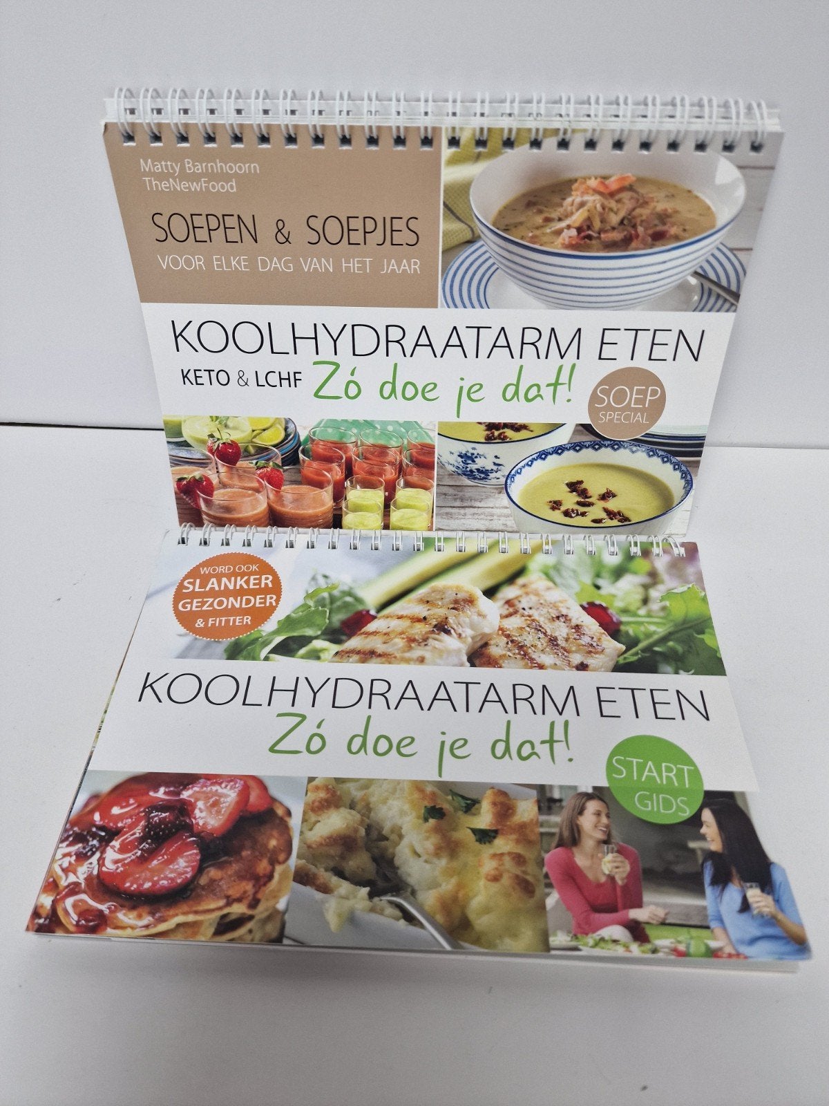 2x kh.arm eten startgids, soepen Matty Barnhoorn, Ophalen of Verzenden, Zo goed als nieuw