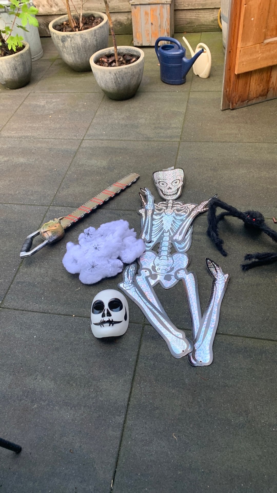 Helloween spullen, Ophalen, Gebruikt