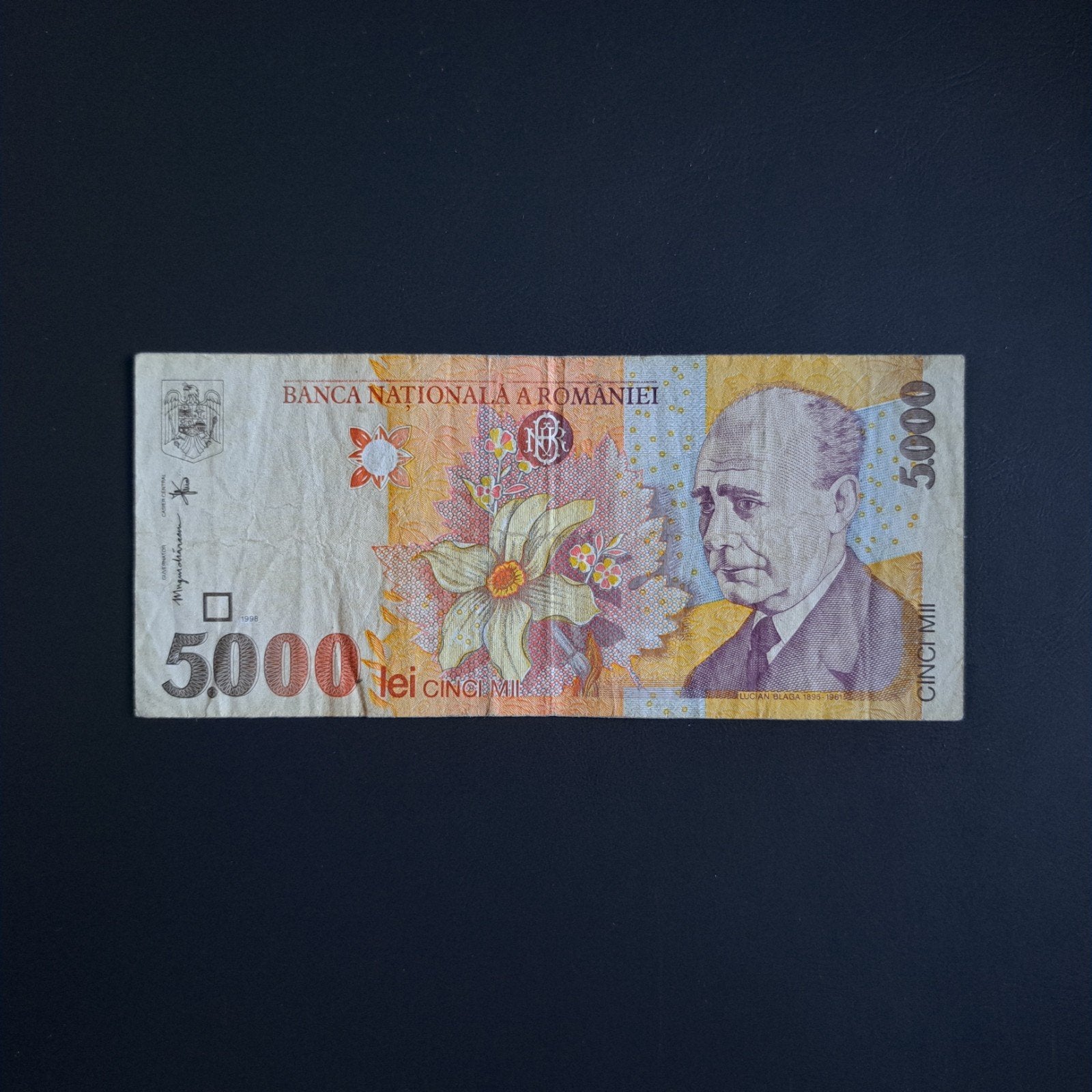 5000 lei Roemenië #013, Ophalen of Verzenden, Overige landen, Los biljet