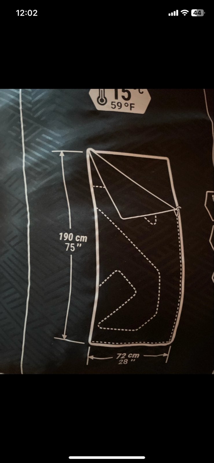 Decathlon Quechua Arpenaz 15 Slaapzak, Ophalen of Verzenden, Zo goed als nieuw