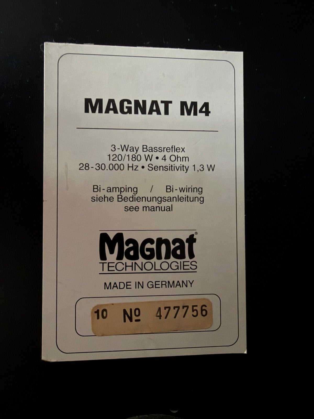 Magnat M4 + Magnat Quantum 551 HiFi Luidsprekerset, Zo goed als nieuw, Ophalen, 150 watt of meer, Magnat