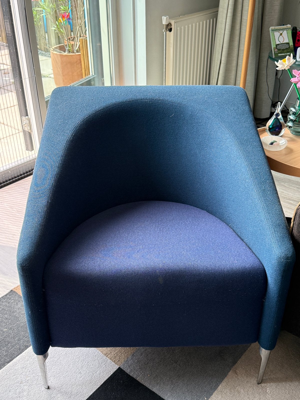 Artifort Seven fauteuil, Ophalen, Gebruikt, 75 tot 100 cm, Stof