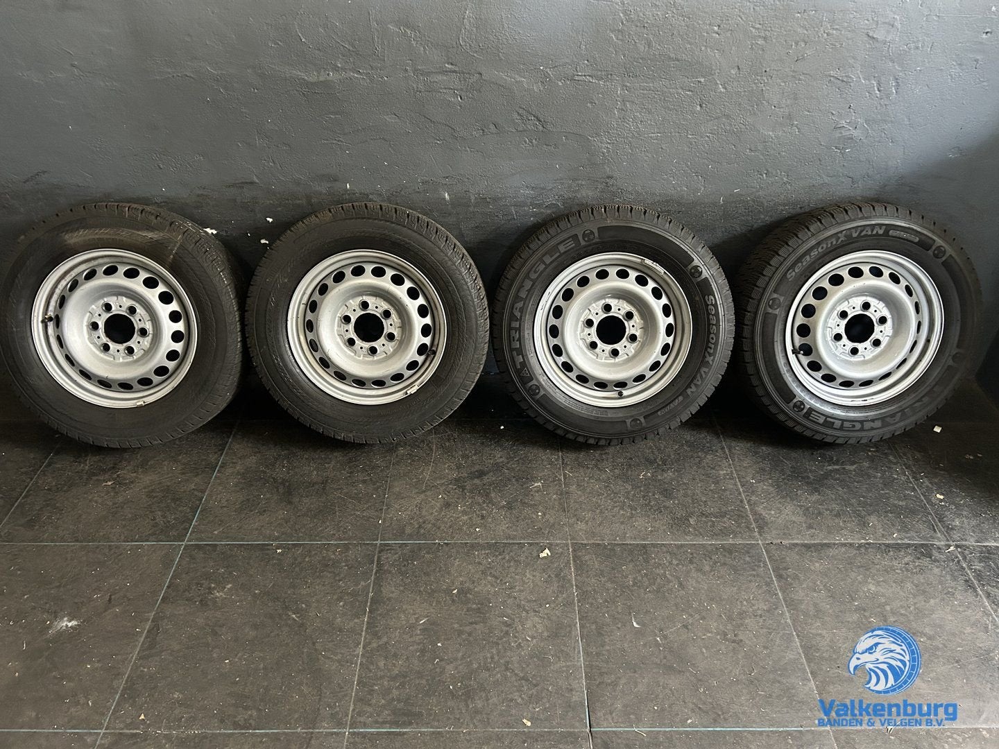7-8mm! Originele Mercedes Sprinter B907 B910 16 inch stalen, -, Banden en Velgen, Ophalen of Verzenden, All Season