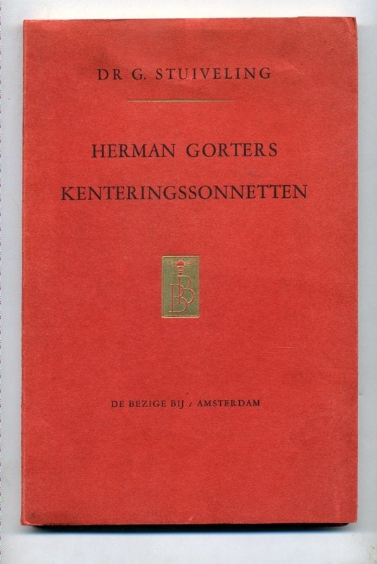 Stuiveling - Herman Gorters Kenteringssonnetten (1945 1e dr), Ophalen of Verzenden