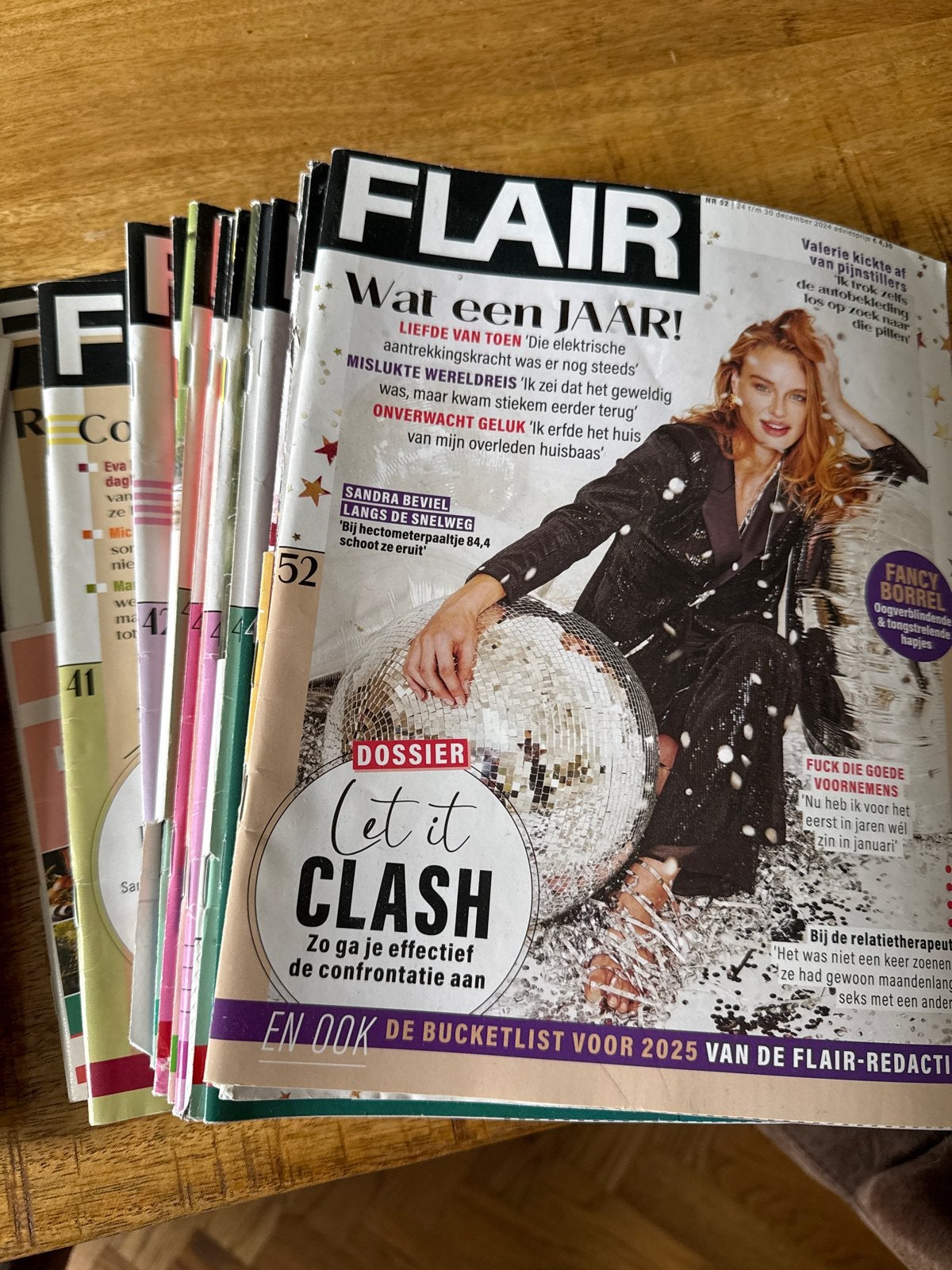 Flair Tijdschriften complete jaargang 2024, Ophalen, Gelezen, Glossy