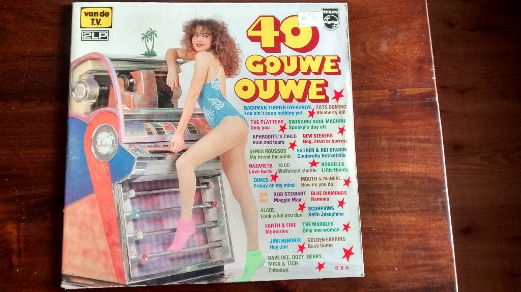 2 LP - 40 Gouwe Ouwe, Overige genres, Ophalen of Verzenden, Zo goed als nieuw, 12 inch