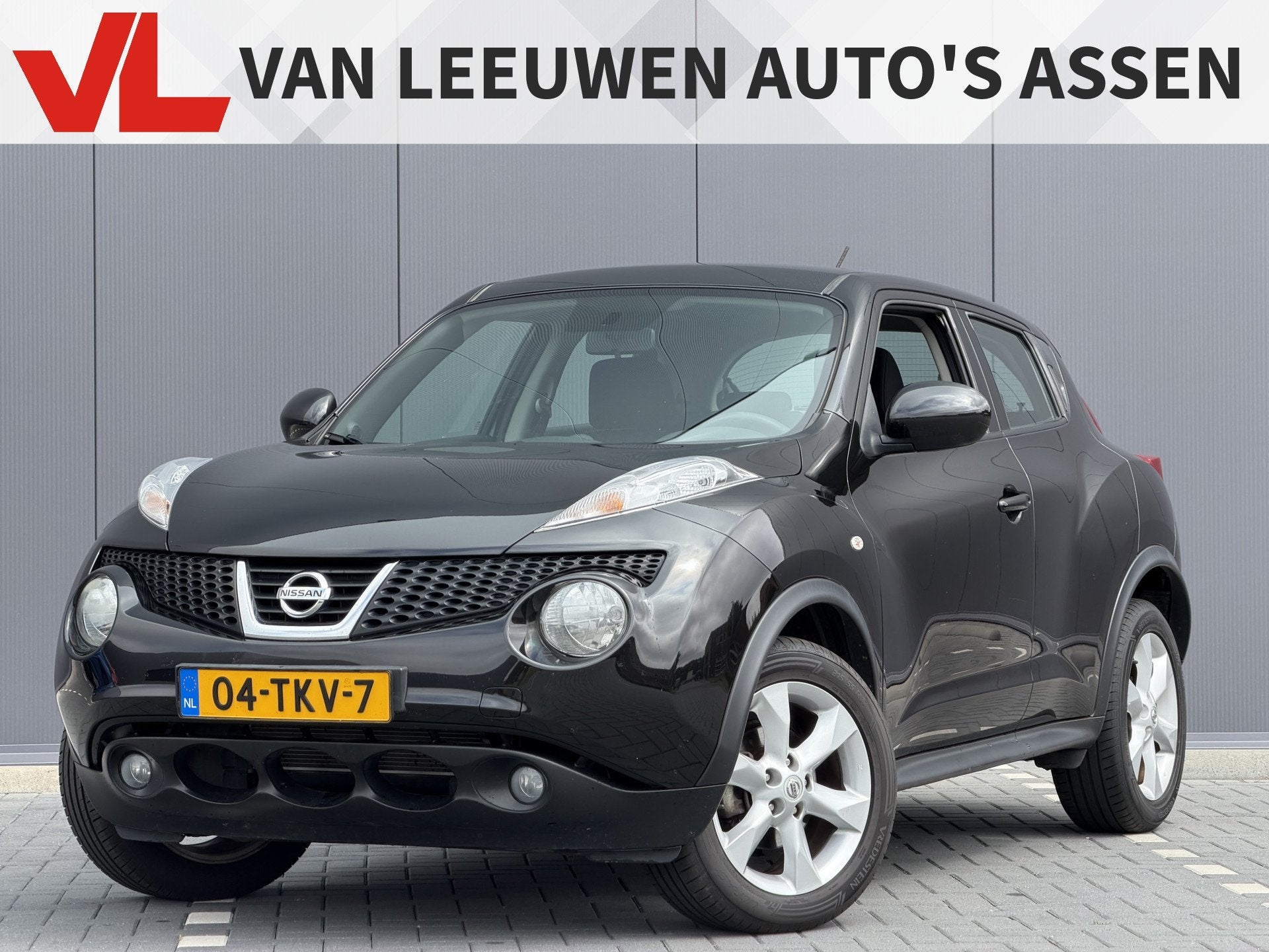 Nissan Juke 1.6 Acenta Eco | RIJKLAAR | Clima | Cruise | NAP, Auto's, Euro 5, Stof, Zwart, 4 cilinders
